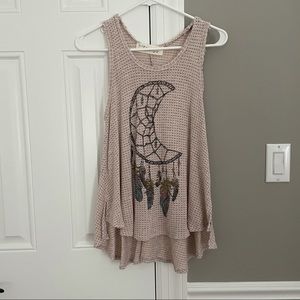 Vintage Havana dream waffleknit dreamcatcher tank